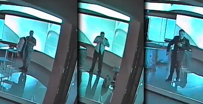 TRT'de darbe bildirisini okuyacak Yarbay Ümit Gençer böyle görüntülendi