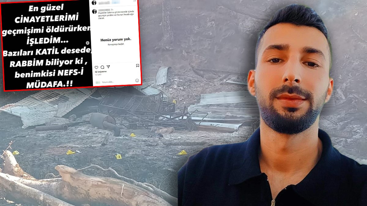 Dağ evinde vahşet! Arkadaşını öldürüp ateşe verdi