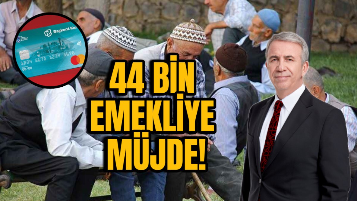 Emekliler dikkat hesabınıza yattı! Mansur Yavaş'tan 44.536 emekliye müjde, hemen kontrol edin