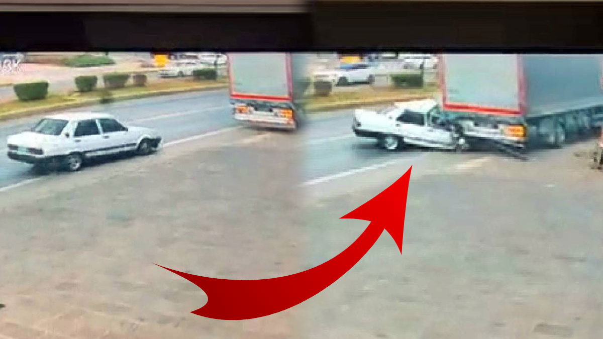 O kadar hızlı gitmeye gerek var mıydı! 30 yıllık araçla tıra arkadan çarptı, oracıkta yaşamını yitirdi