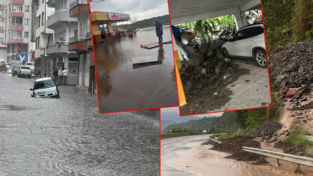 Artvin'de sağanak felaketi getirdi: 6 araçta hasar gördü, yollar göle döndü, hastaneyi su bastı