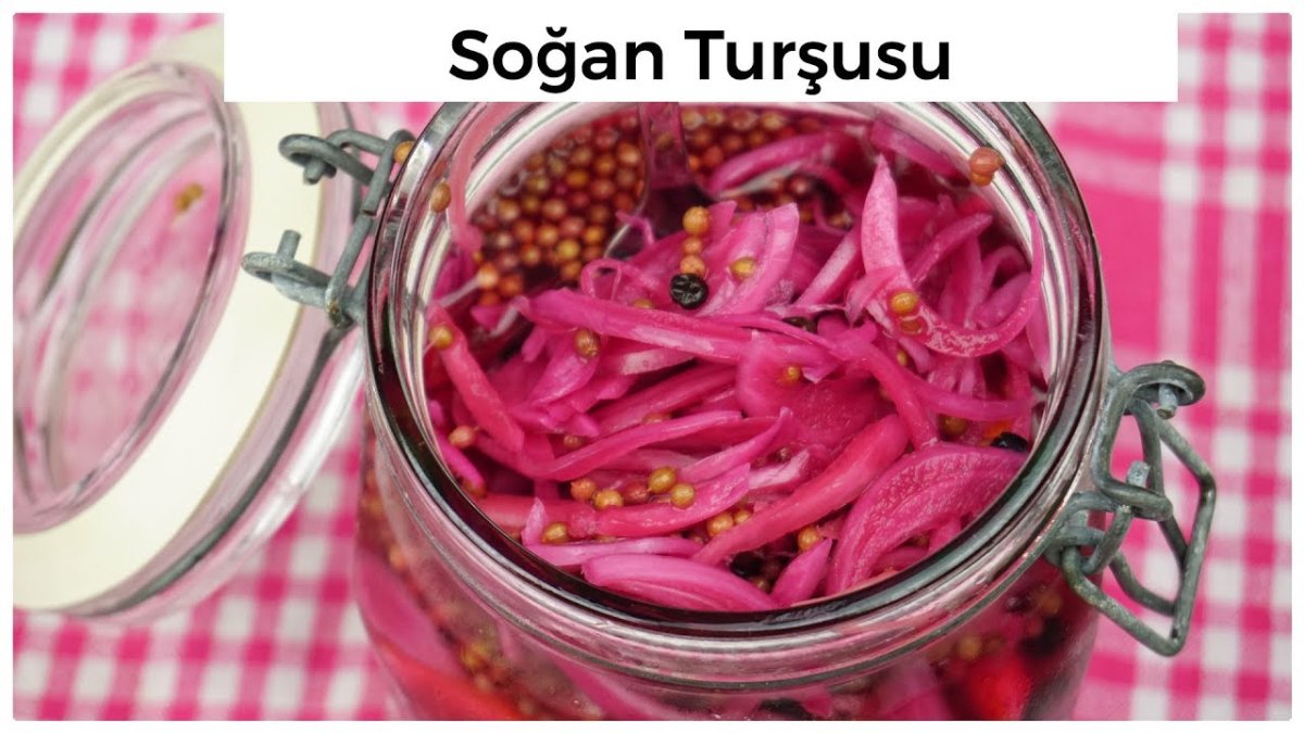1 günde hazır mor soğan turşusu ve püf noktası: Deneyen kavanoz kavanoz yapıyor