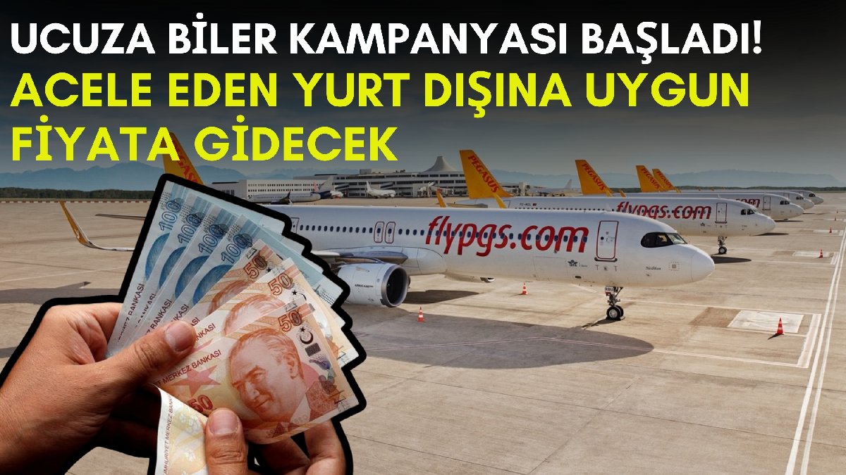 Pegasus ucuz bilet kampanyasını başlattı! 9 Euro'ya yurt dışı bileti: Aralarında vizesiz ülkeler de var