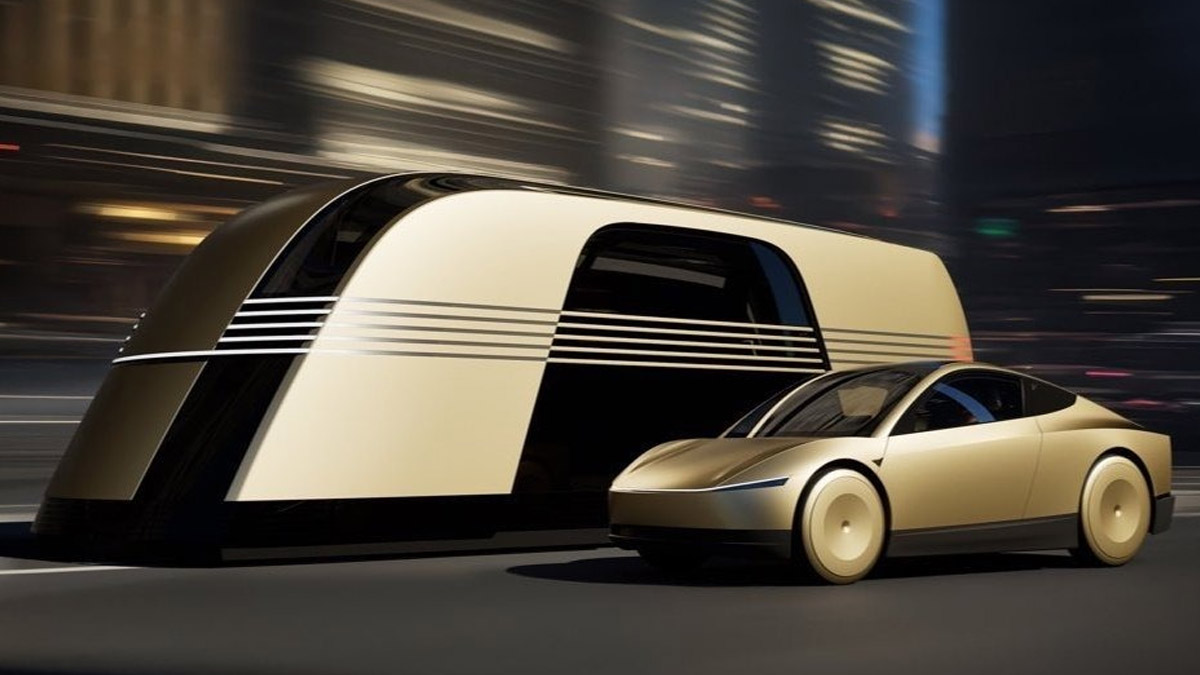 Tesla, sürücüsüz 20 kişilik minibüs Robovan'ı tanıttı: Otomotivde devrim