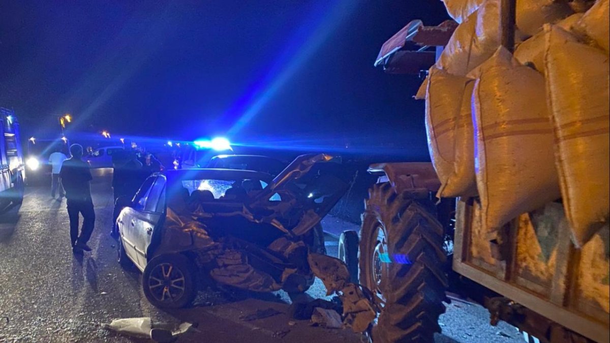 Diyarbakır’da feci kaza: 4 araç ve 1 motosiklet çarpıştı