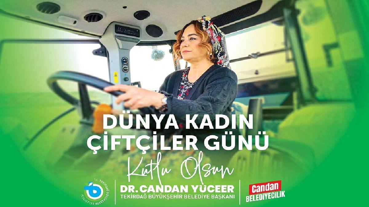 Başkan Dr. Candan Yüceer'in 15 Ekim Dünya Kadın Çiftçiler Günü mesajı