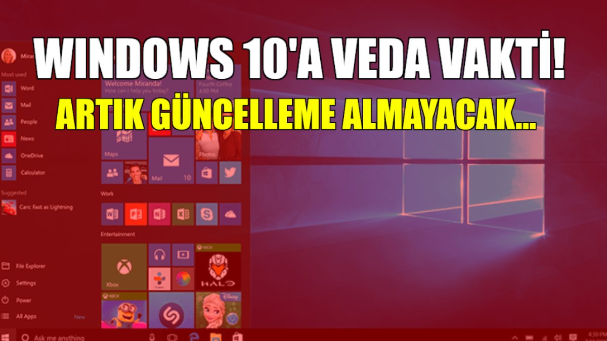 Windows 10'a yakında veda edeceğiz! Son tarih paylaşıldı: Artık güncelleme gelmeyecek