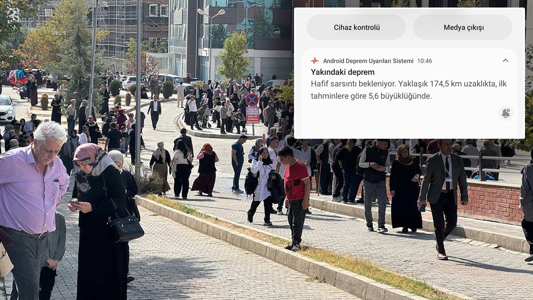 Android Deprem Uyarı Sistemi Malatya depremi öncesi görevini yaptı: Saniyeler önce haber verdi