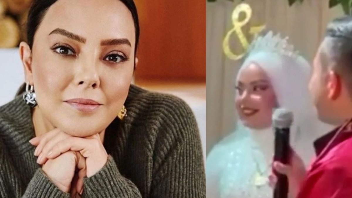 İkizi olsa bu kadar benzemez! Görenler hayret ediyor, Ebru Gündeş'e tıpatıp benzeyen gelin sosyal medyayı salladı