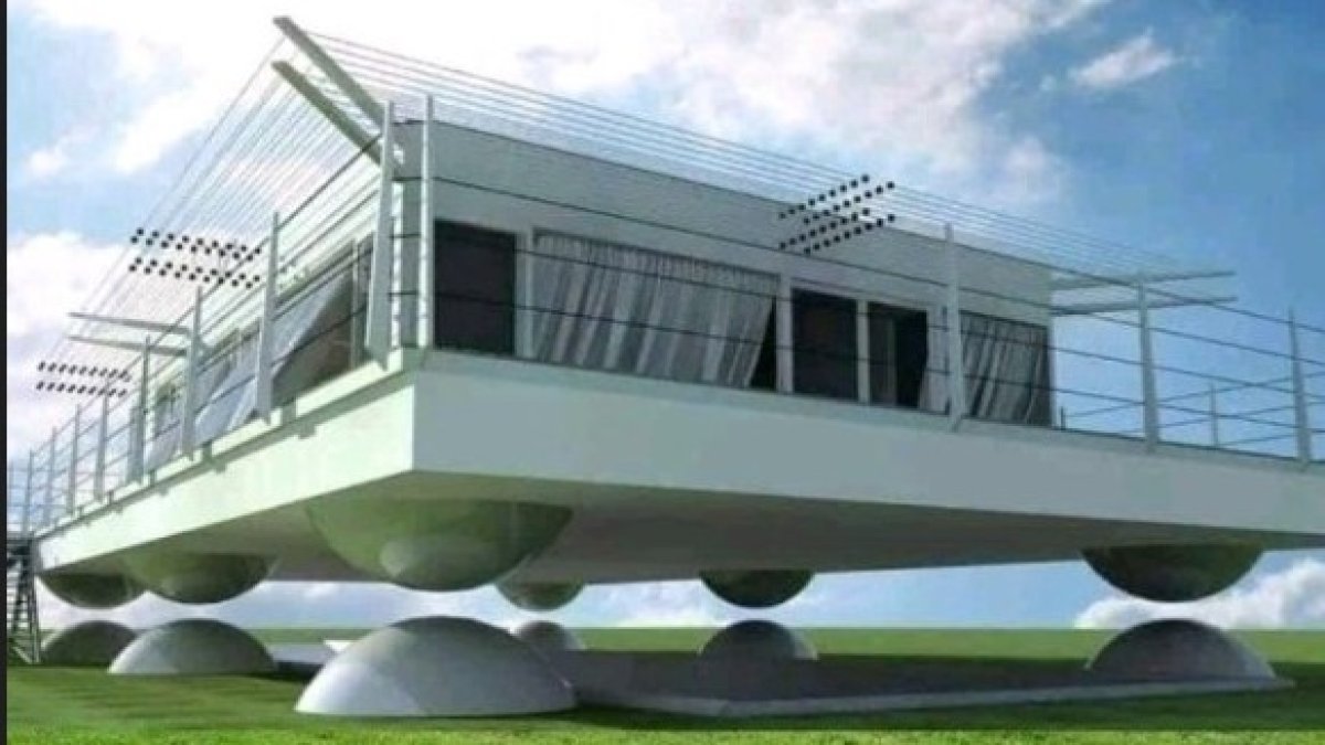 Japonya'da depreme karşı ‘havada yüzen ev sistemi’