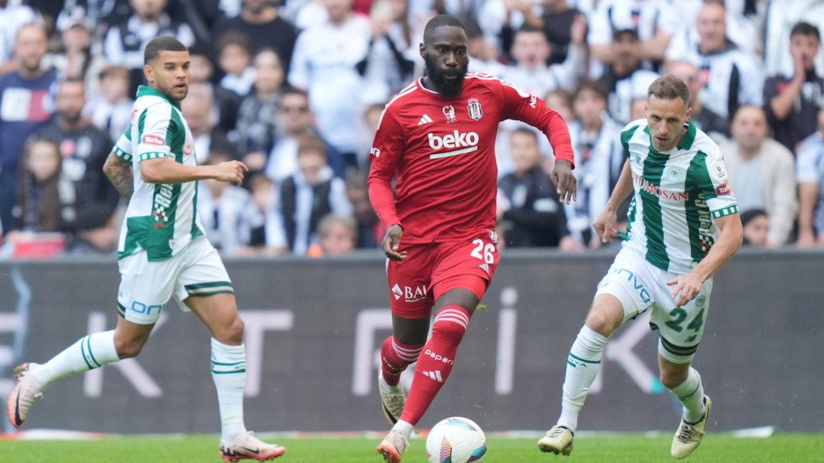 Beşiktaş, Konyaspor karşısında galibiyete uzandı: 2-0