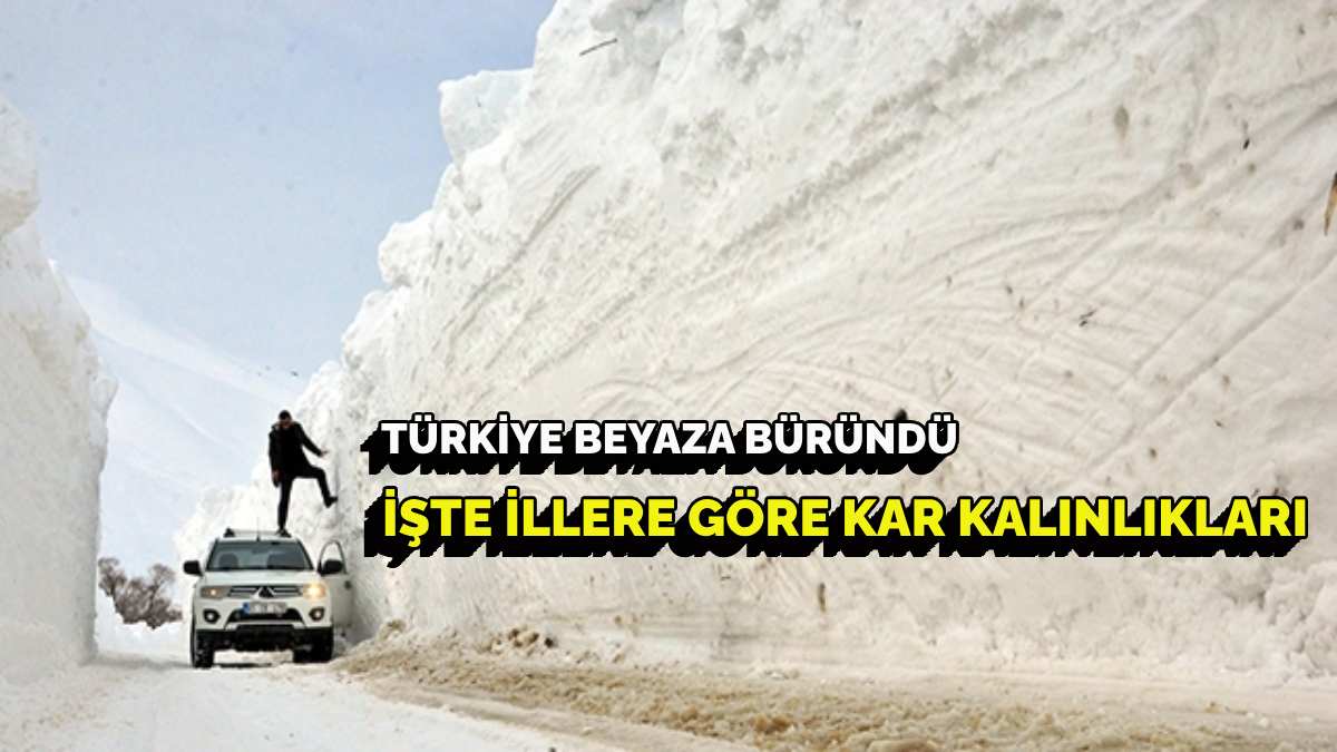 Ekim ayında kar şoku! Türkiye beyaza büründü: İşte kar kalınlıkları ve etkilenen iller
