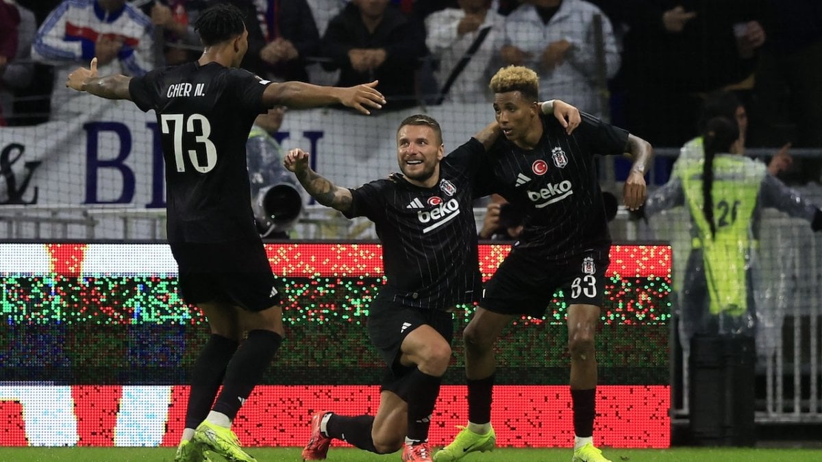 Ersin savundu, Gedson attı! Beşiktaş, Avrupa Ligi'ndeki ilk 3 puanını Lyon'da kazandı