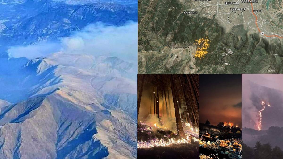 Denizli beş gündür yanıyor