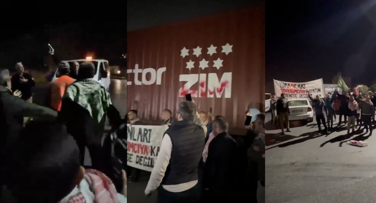 Ambarlı Limanı'nda protestoculara sert müdahale... Güvenlik görevlileri İsrail karşıtı gösteride ateş açtı