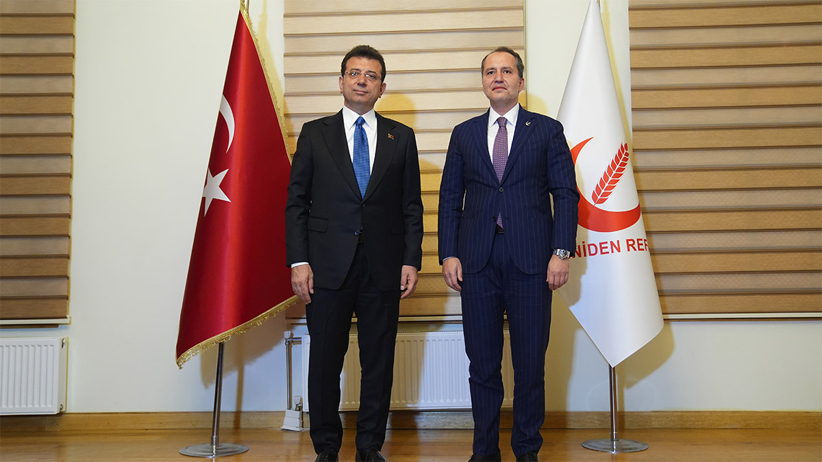 İmamoğlu ile görüşen Erbakan'dan kayyum tepkisi: Atılan adımlar DEM Parti'yi güçlendiriyor