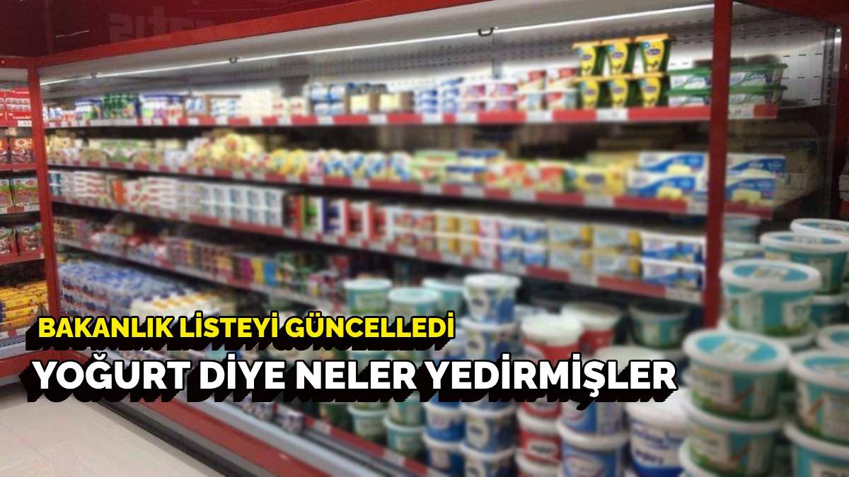 Bakanlık yeni sahte gıda listesini yayımladı: Ünlü firmalar yoğurt diye bakın ne yedirmişler!