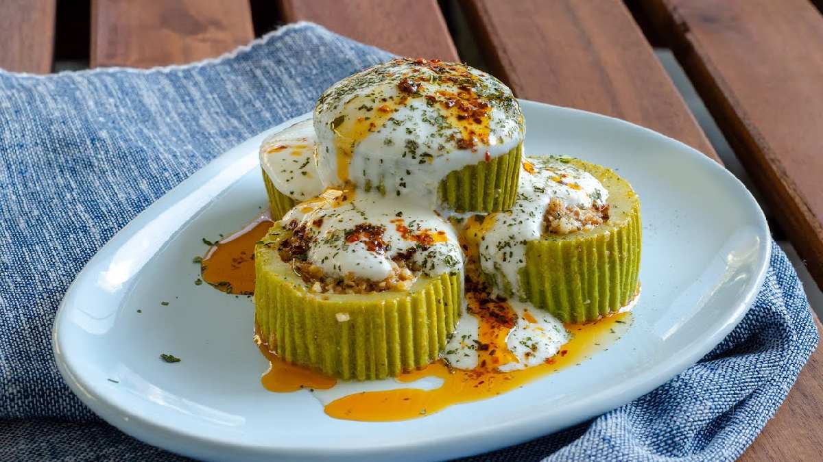 Herkes farklı isimle biliyor en çok katıklı dolma deniyor! Evde kabak varsa hemen deneyin!