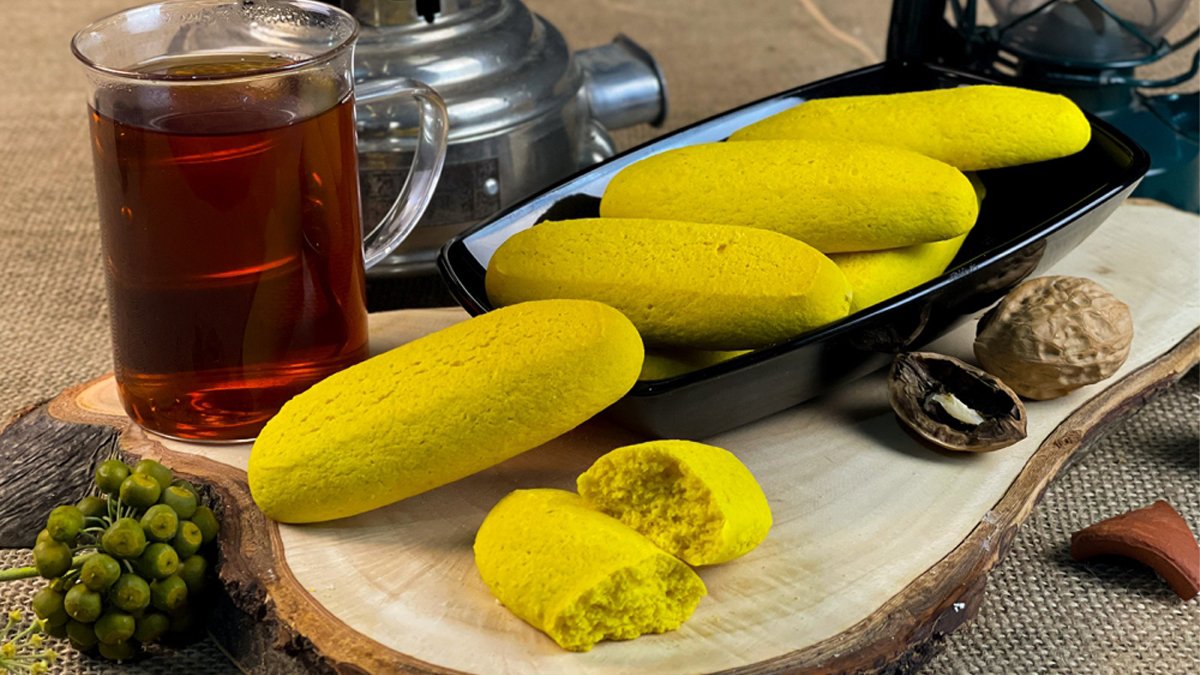 Trabzon'un meşhur sarı kurabiye tarifi! Yiyen çocukluğuna geri dönecek: Günlerce dursa yine bayatlamıyor