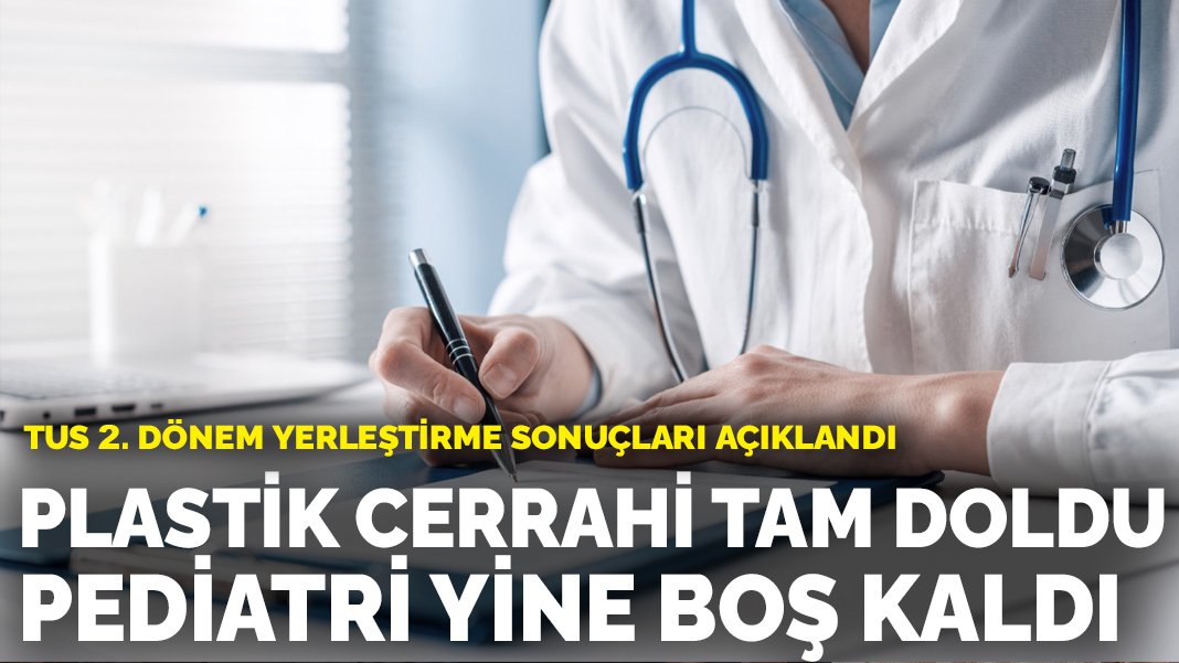 TUS 2. dönem yerleştirme sonuçları açıklandı: Plastik cerrahi tam doldu, pediatri yine boş kaldı