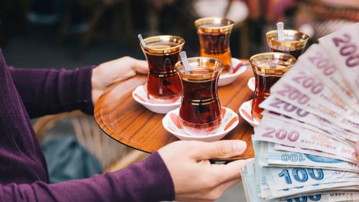 İçmek lüks oldu: Bir bardak çay 250 liraya kadar çıktı