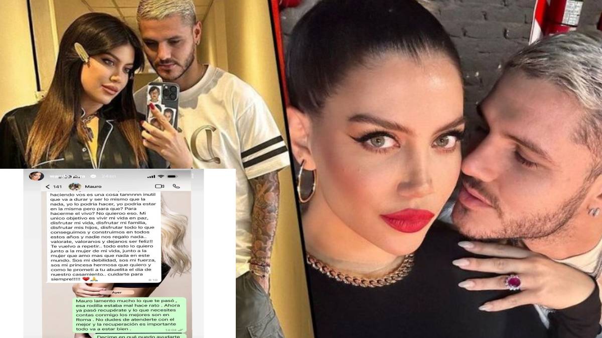 Wanda Nara bunu da yaptı! Mauro Icardi'nin mesajını ifşa etti