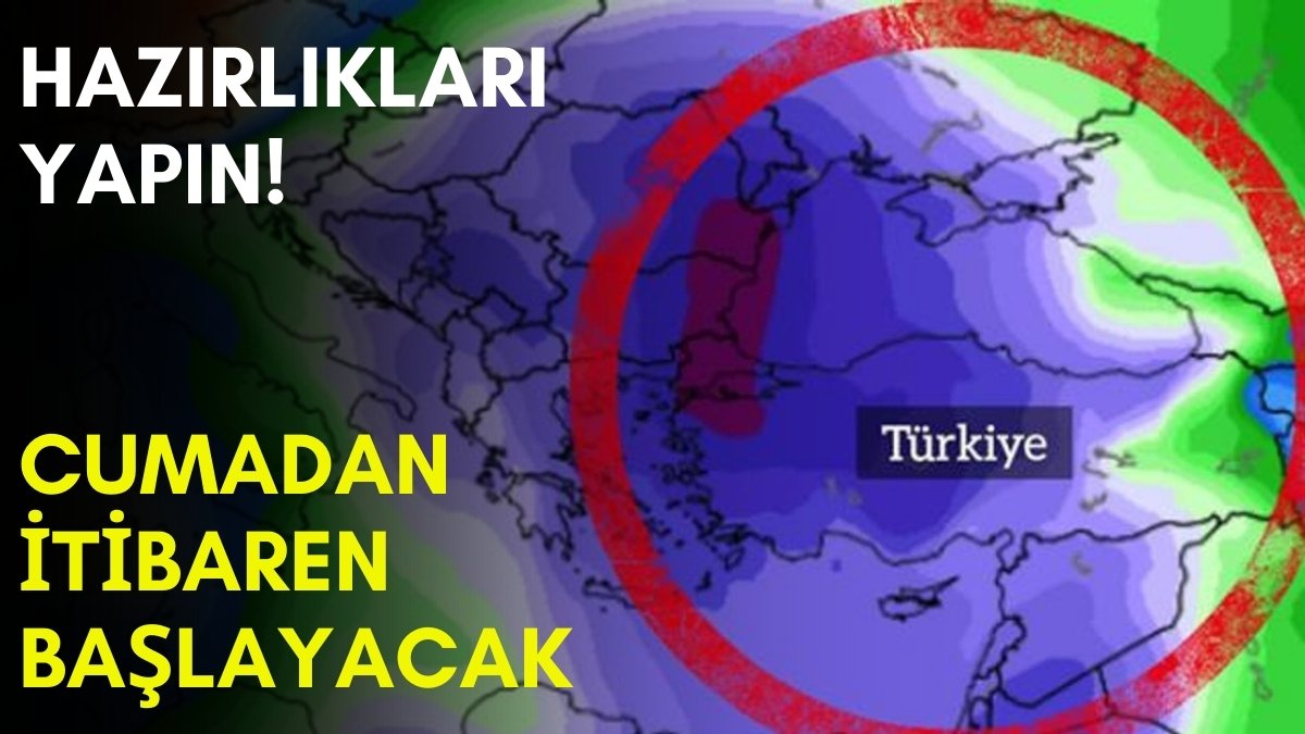 Yola çıktı geliyor! Bu cumaya kadar son hazırlıklarınızı yapın, Türkiye'yi tepeden tırnağa kuşatacak