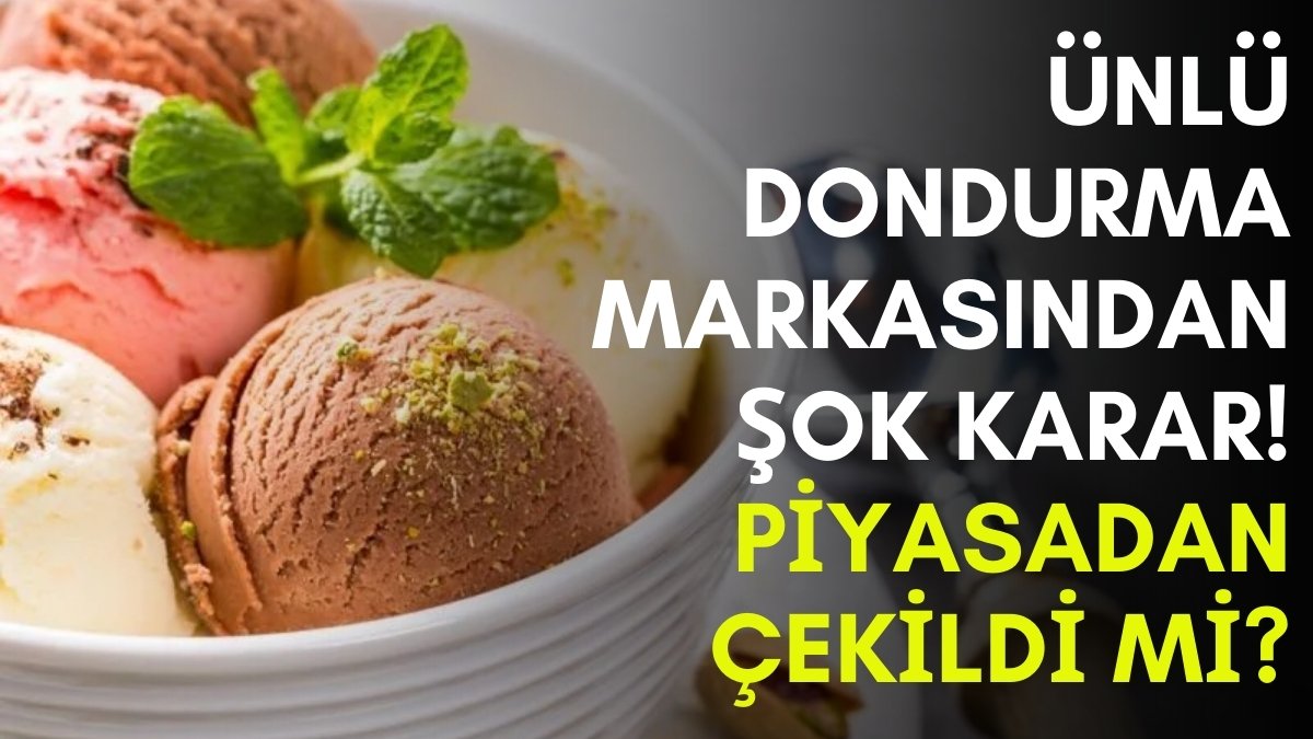 Türkiye'nin en sevilen dondurma markasıydı! Adını duymayan yok: Ünlü firmanın ürünlerini raflardan kaldırdı