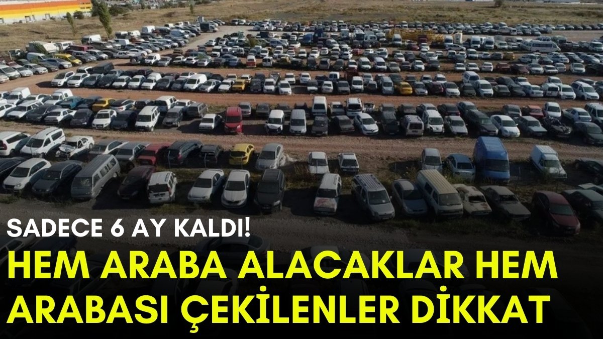 Yediemin otoparklarında yeni uygulama başlıyor: Araç sahipleri ve alıcılar dikkat! 6 ay süre verildi