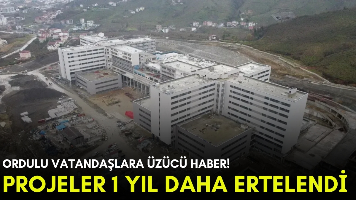 Orduluların sıkacak dişi kalmadı! Uzun süredir bekleniyordu, Hilmi Güler duyurdu: 1 sene daha erteleniyor