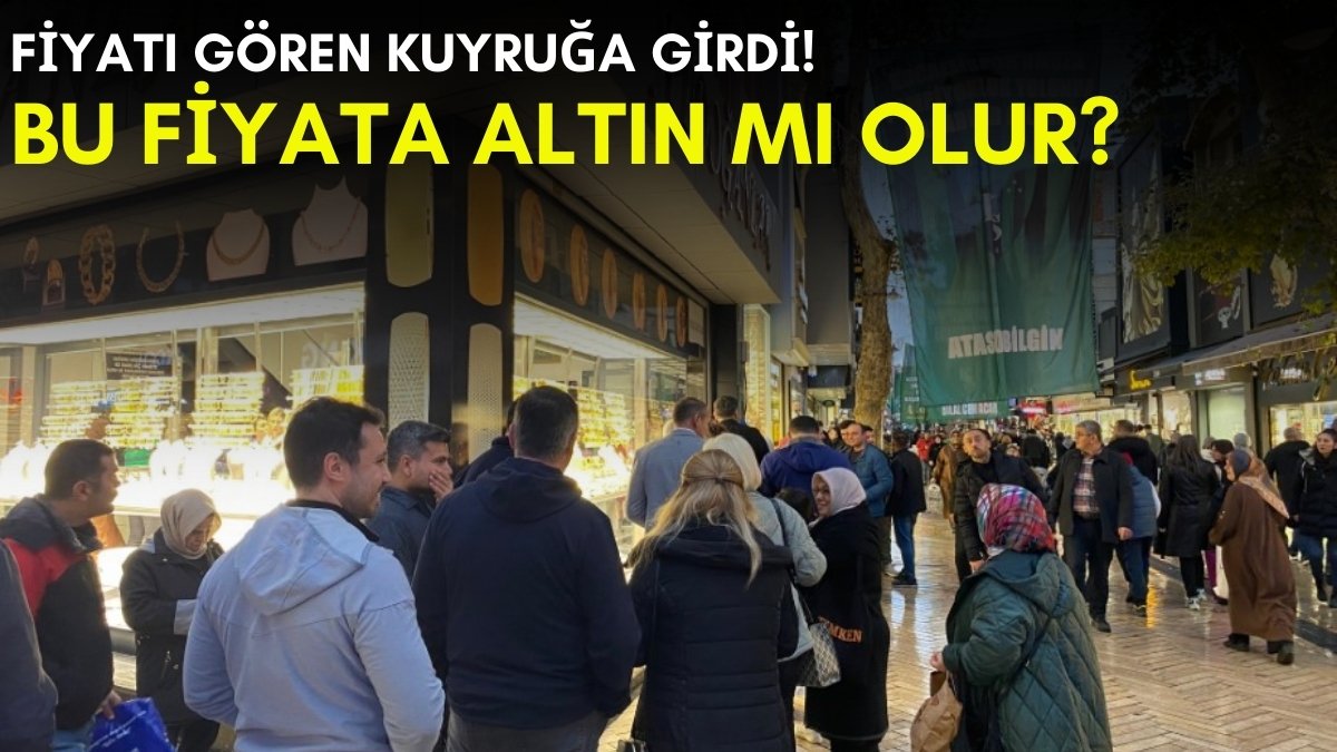 O ilimizde 'bedava altın' kuyruğu! Kuyumcunun sattığı fiyatı öğrenen kuyruğa giriyor: Adeta bedava veriyorlar
