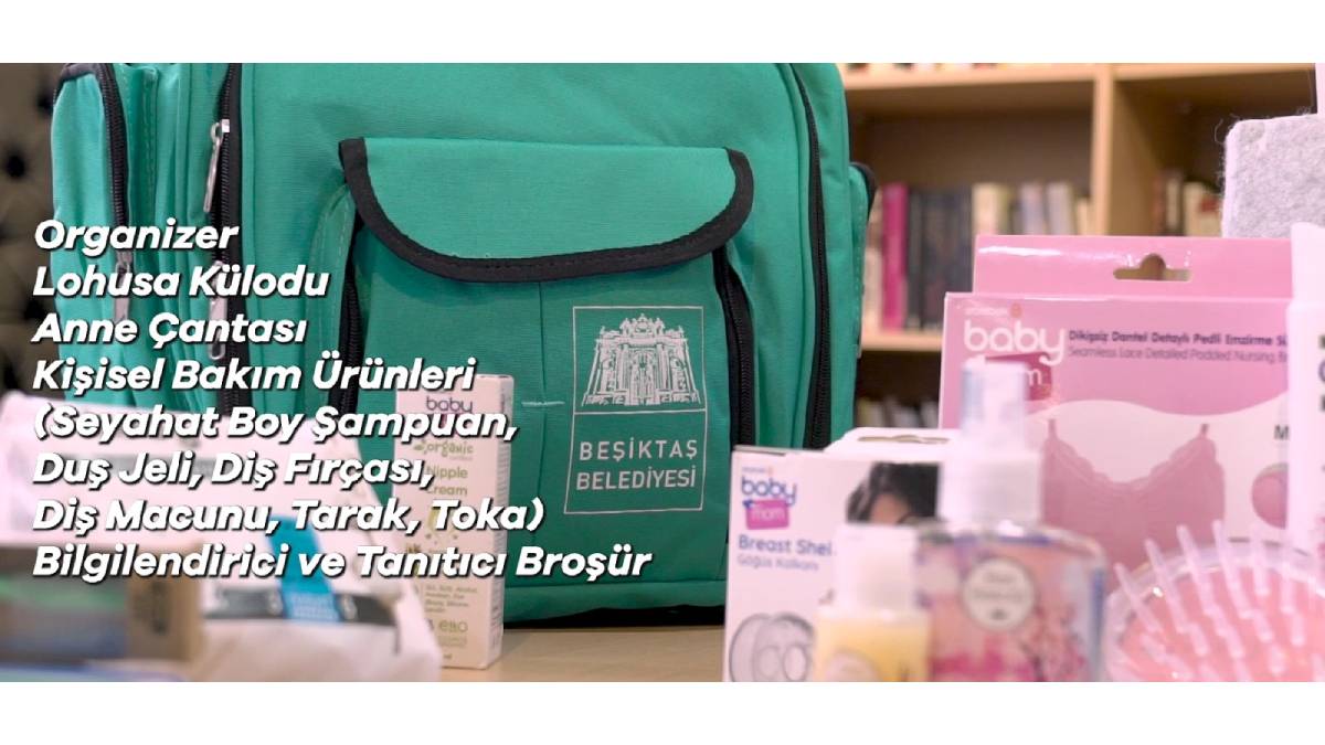 Beşiktaş Belediyesinden kadınlara 'Lohusa Paketi' desteği