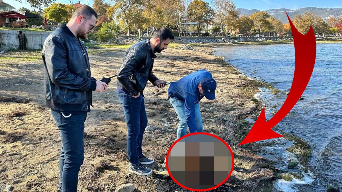 Küresel ısınmayla ortaya çıktı: Göl kıyısında ayağını çarpınca fark etti! Polis apar topar bölgeye geldi