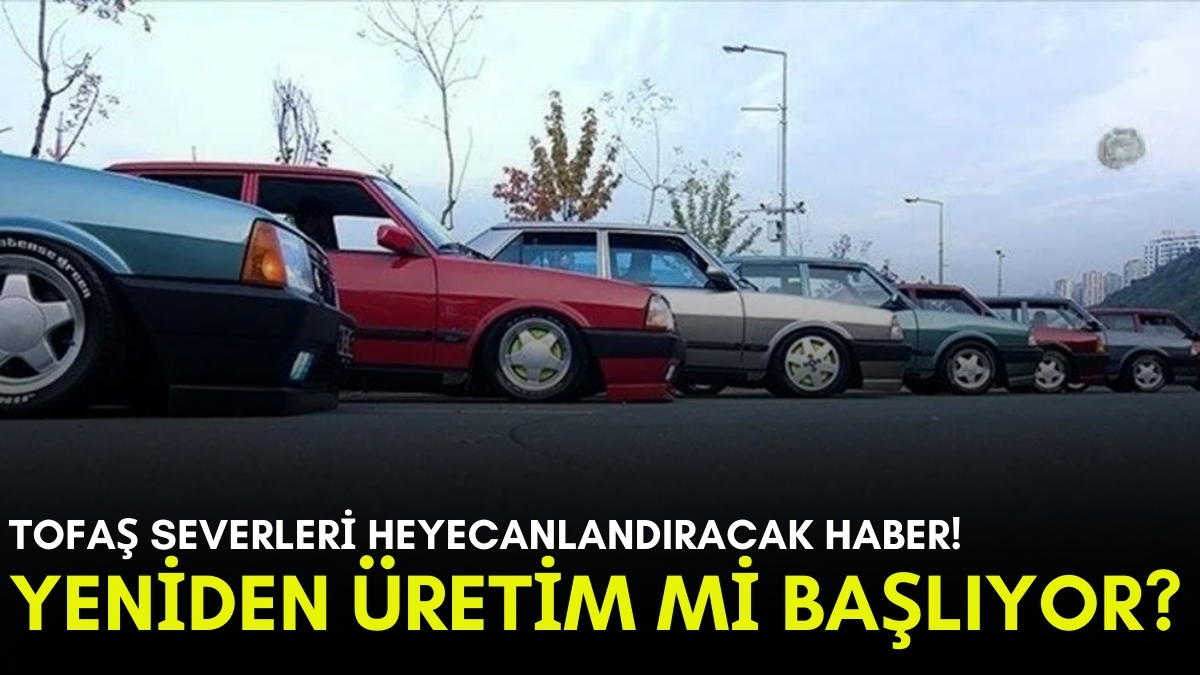 Tam 15 yıl sonra yeniden açılıyor! Tofaş sevenleri havalara uçuracak karar: TOFAŞ'ın o serisi yeniden mi üretilecek?