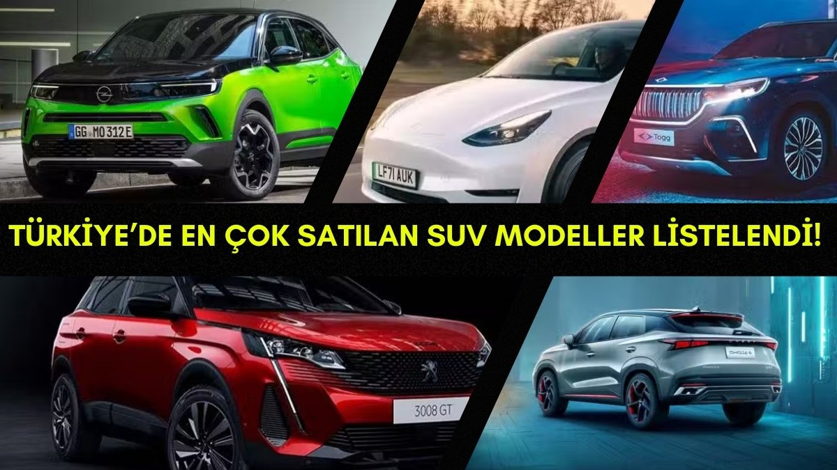 Rekor kırıyor! Türkiye'nin en çok satan SUV otomobil modelleri... Zirvede bakın hangi model var?