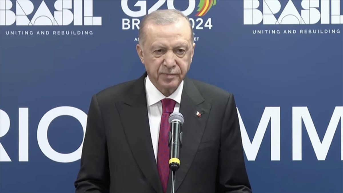 Erdoğan'dan G20 zirvesi sonrası dikkat çeken uyarı: İsrail'in Gazze'deki zulmüne göz yumanları tarih affetmeyecek