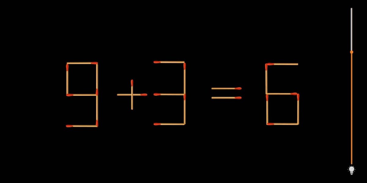 Kibrit çöpü zeka sorusu: IQ'nuz bu 10 saniyelik mücadeleyi sadece 1 hamleyle geçebilir mi?