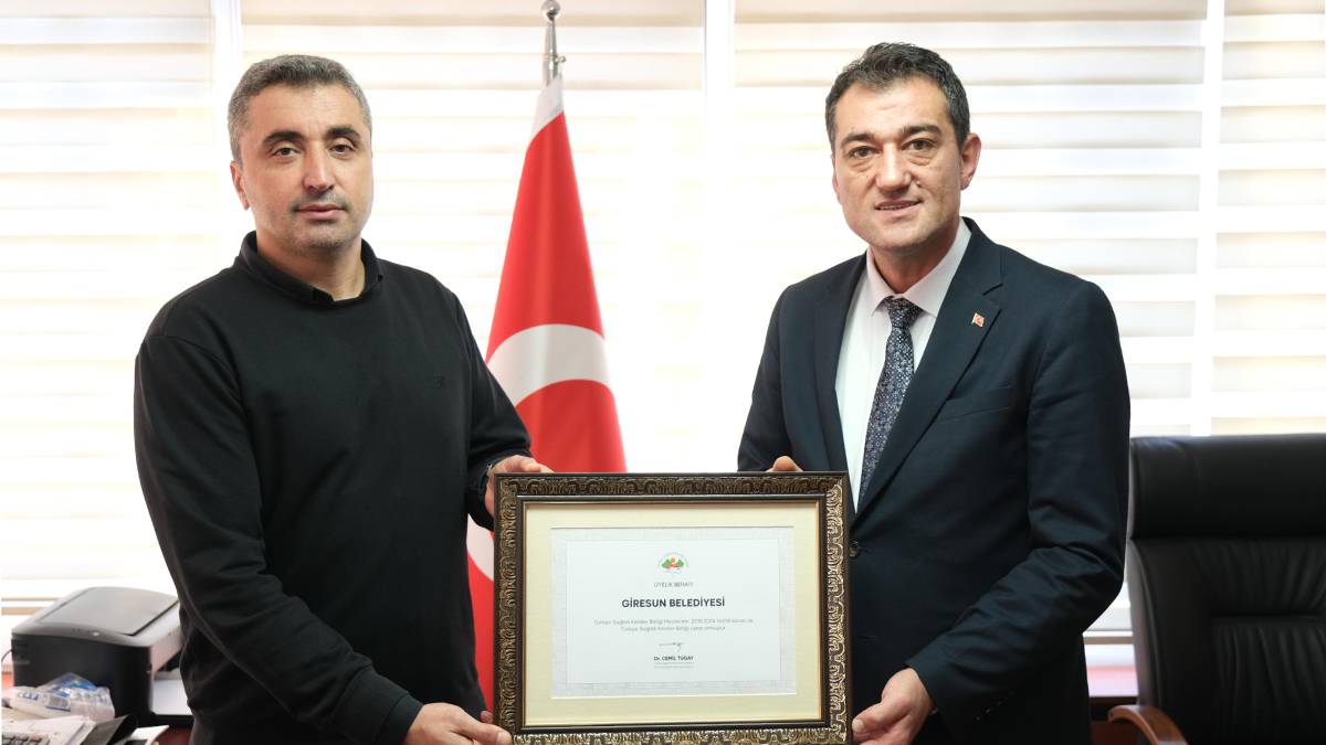 Giresun Belediyesi Türkiye Sağlıklı Kentler Birliği’ne kabul edildi