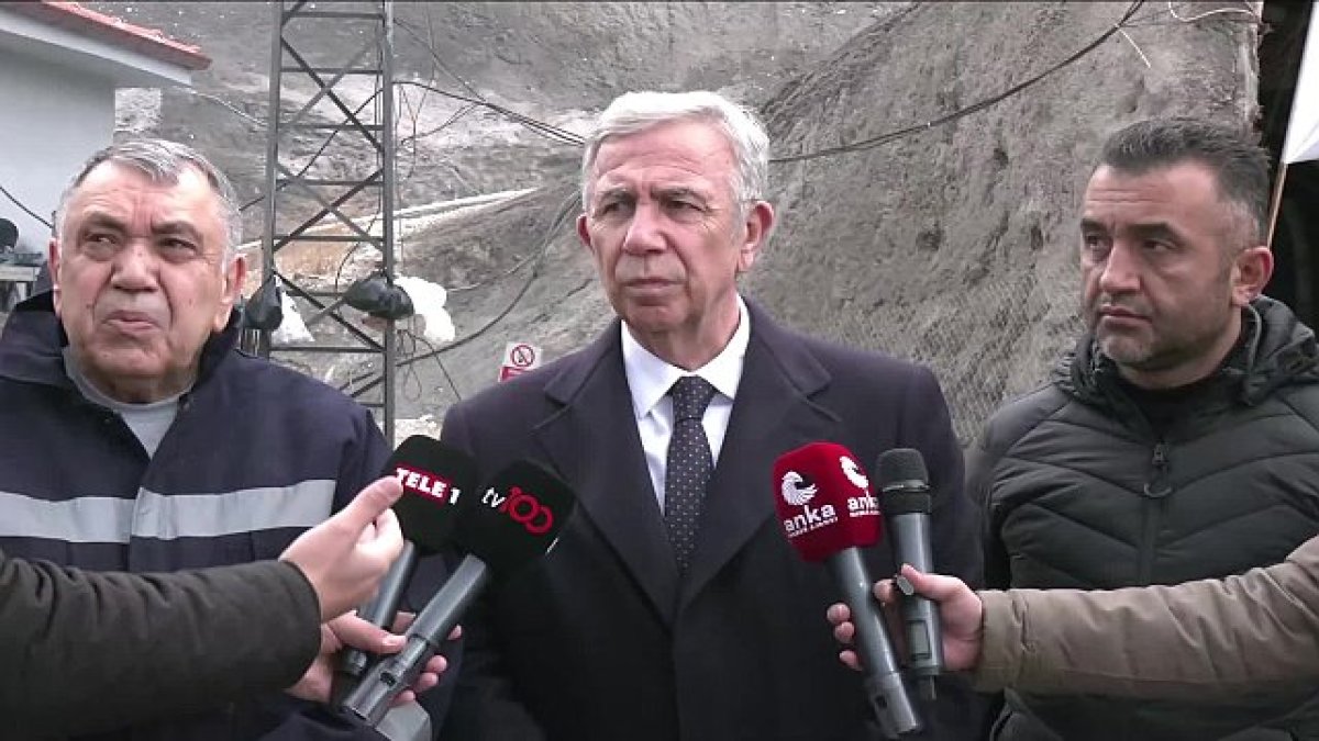 Yavaş Nallıhan'da madencilerin eylemine destek verdi: Yalnız bırakmayacağız