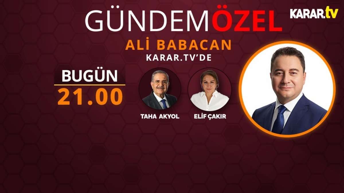 DEVA Partisi Lideri Babacan KARAR TV'de