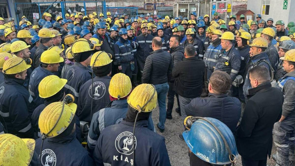 Yüzlerce madencinin eyleminde üçüncü gün: Kontrol ekibi madene indi