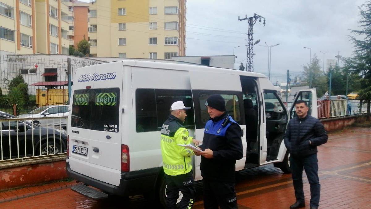 Taşımalı eğitim sistemi servisleri denetlendi