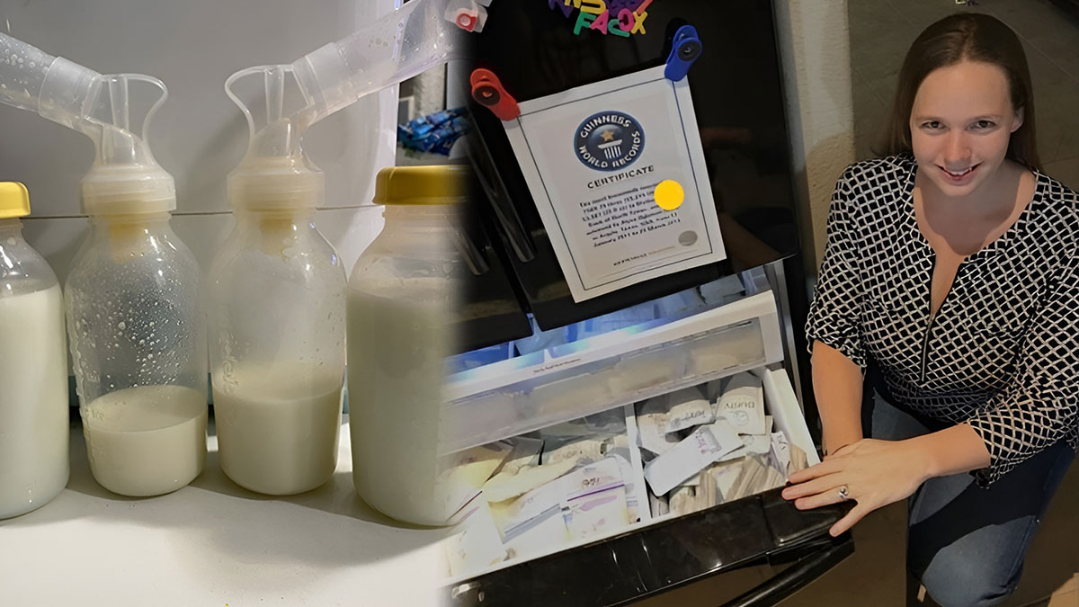 36 yaşındaki anne, sütüyle 350 bin bebeği besleyerek rekor kırdı! Tam 2 bin 645 litre süt sağdı