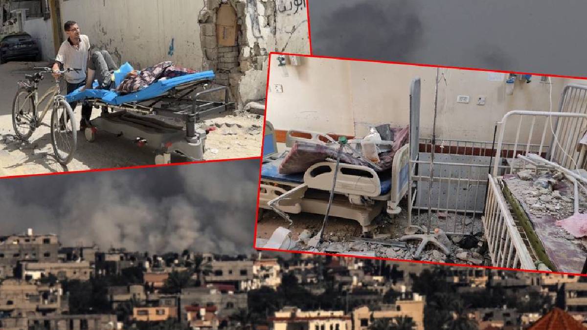 İsrail'den hastaneye dron saldırısı: Hastane müdürü ve personeller yara aldı