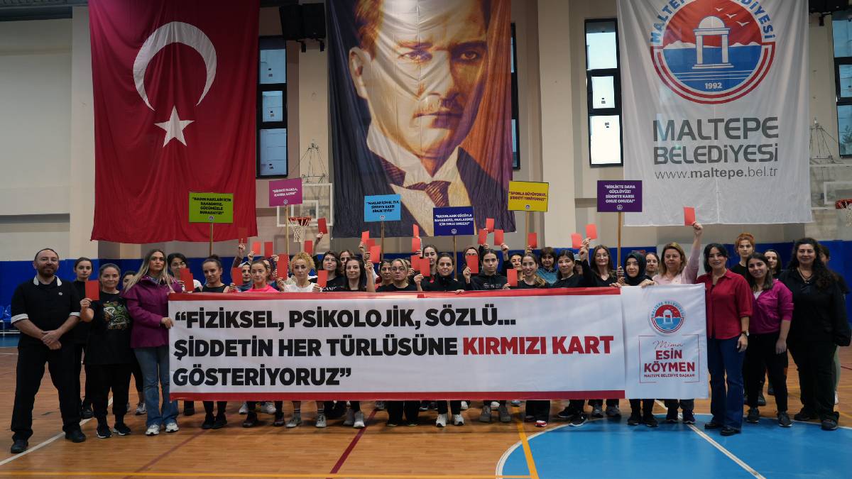 Maltepeli kadınlar, şiddete karşı birlikte daha güçlü