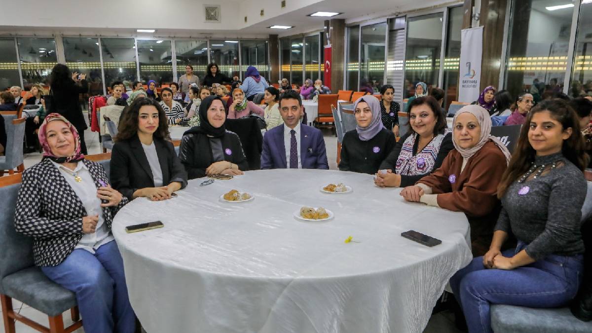 Bayraklı’dan kadına karşı şiddete güçlü mesaj