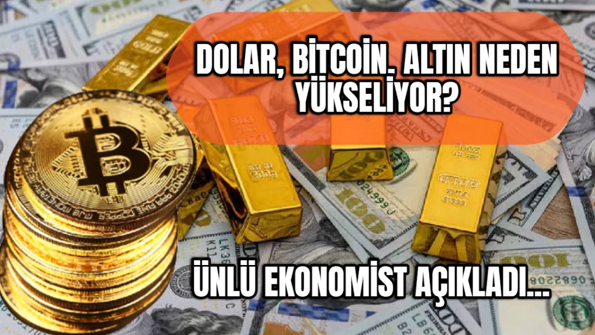 Dolar, Bitcoin, altın neden yükseliyor? Ünlü ekonomist açıkladı: Önümüzdeki dönemlerde neler olacak?