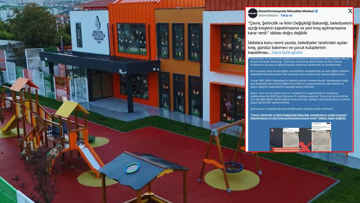 'Belediyelerin açtığı kreşler kapatılacak' haberlerine yalanlama