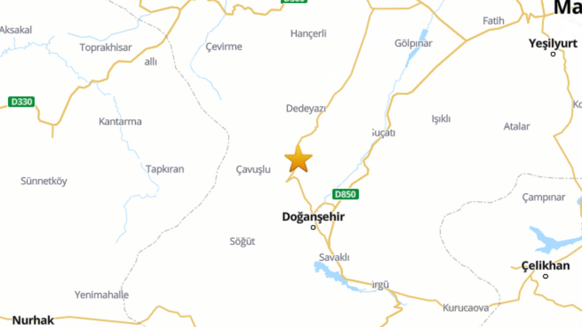 Malatya'da korkutan deprem