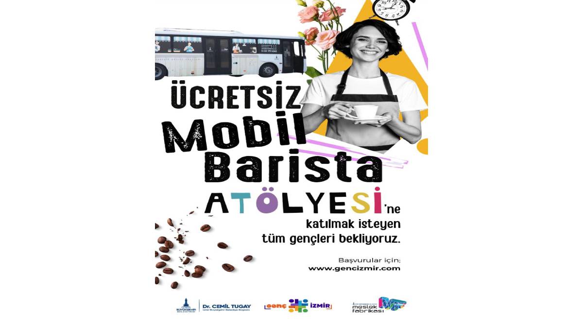 “Mobil Barista” otobüsünün yeni rotası gençlik merkezleri